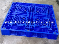 Pallet nhựa cũ 1100x1100x150mm ( Xanh Dương)