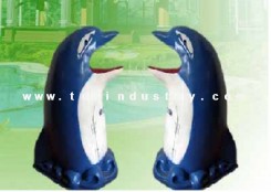 Thùng rác cá heo 90 lít